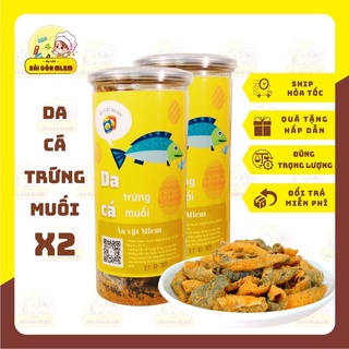 Da cá trứng muối thơm lừng ngon đậm đà, Combo2 hộp 240G - Mlem ăn vặt Sài Gòn - Combo đồ ăn vặt Sài Gòn, vừa ngon vừa rẻ