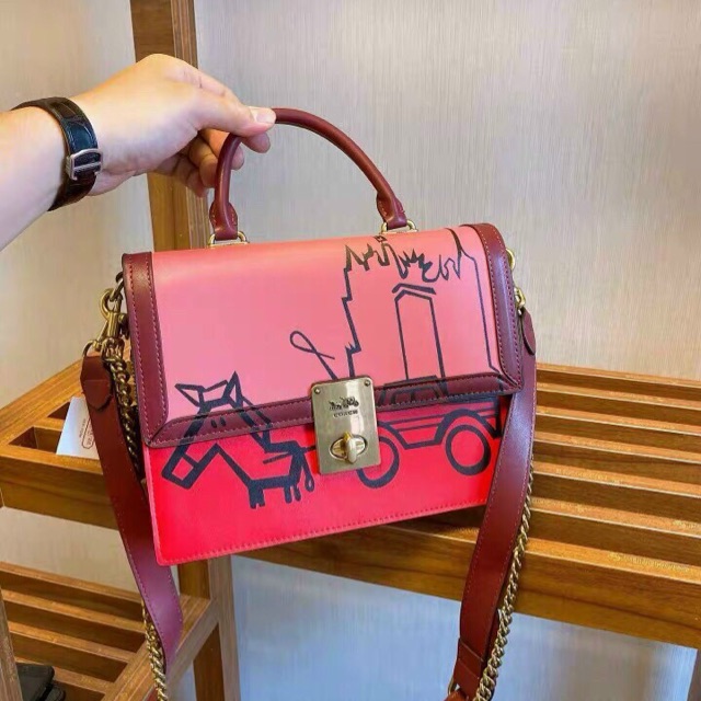 Túi xách Coach Hutton mẫu mới siêu sang