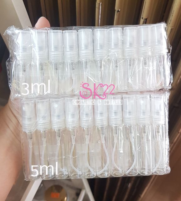 [NẮP VẶN]🔸️CHAI CHIẾT NƯỚC HOA MINI THỦY TINH 3ml/5ml/10ml🔸️ | BigBuy360 - bigbuy360.vn