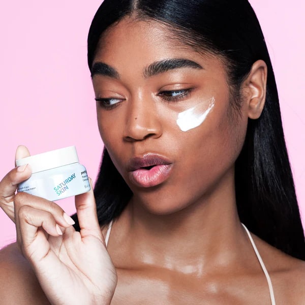 Saturday Skin kem dưỡng Niacinamide men vi sinh dưỡng căng bóng da 57$ Pretty Pop Probiotic Power Whipped