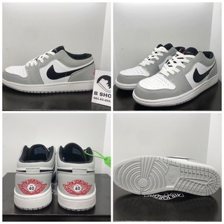 [ Hot Sale ] Giầy Ni kè JD cổ thấp xám cao cấp - B Sneaker