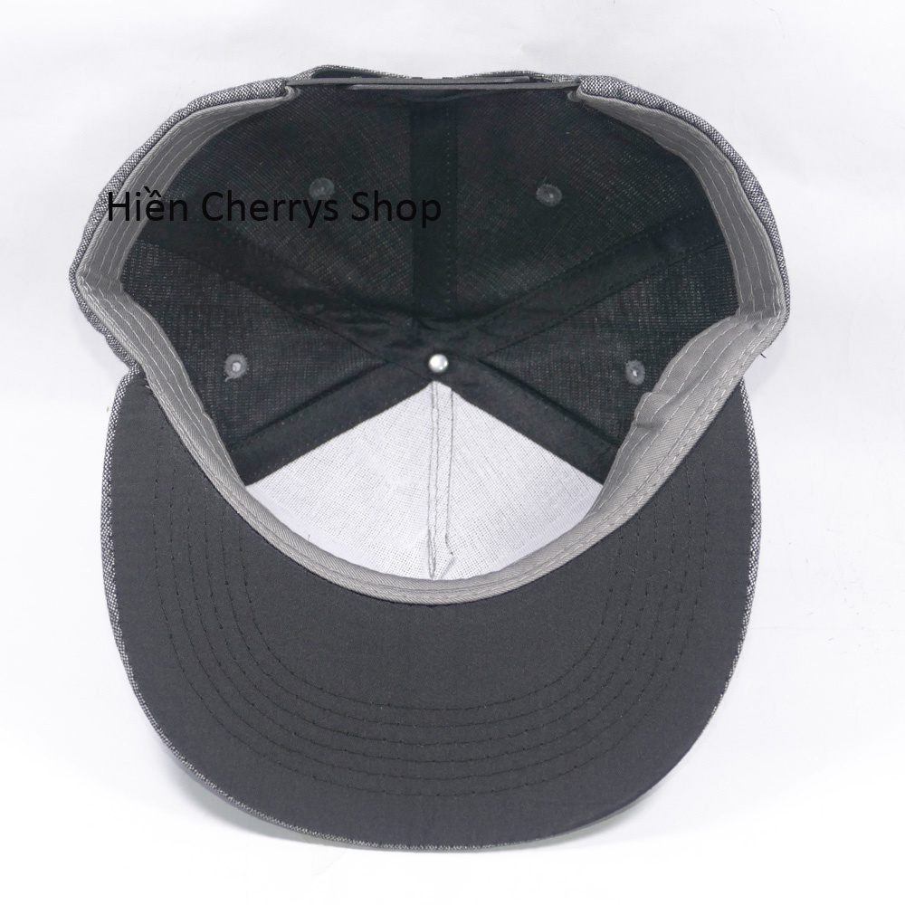 Nón Hiphop Snapback đẹp thêu chữ For You thời trang - Xám