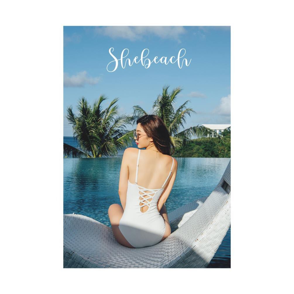 Bikini 1 mảnh màu trắng thiết kế quyến rũ cho nữ 😘 New12 | BigBuy360 - bigbuy360.vn