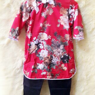 Sườn xám cho bé gái
