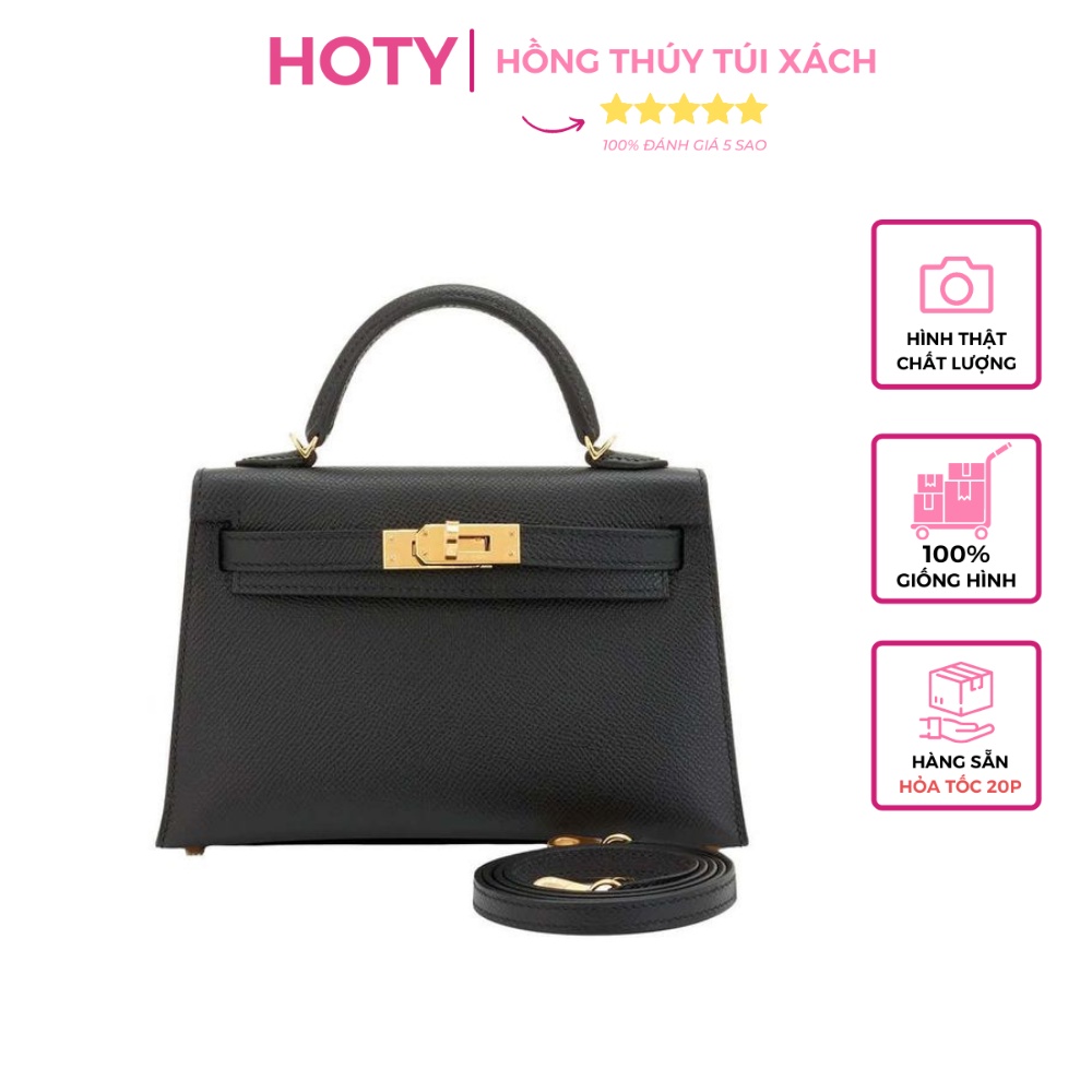 Túi Xách Nữ Kelly Da Epsom Size 22cm Cao Cấp Có Hộp Đẹp Hàng Có Sẵn