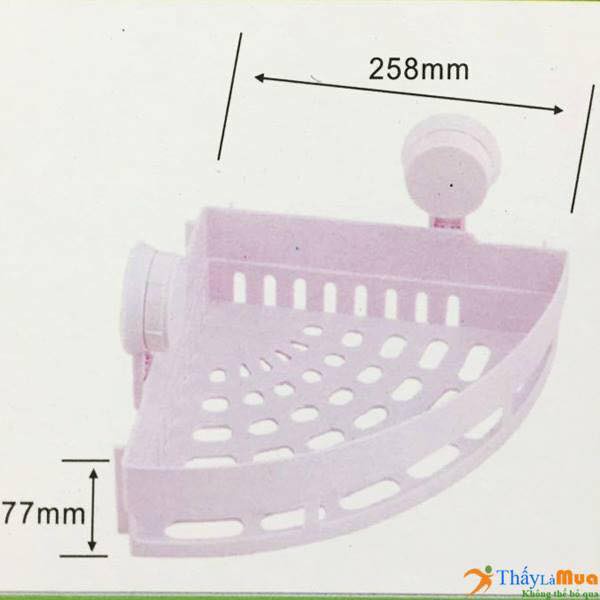 KỆ GÓC tam giác LOẠI TO, DÙNG ĐỂ DẦU GỘI, MỸ PHẨM TRONG PHÒNG TẮM | BigBuy360 - bigbuy360.vn