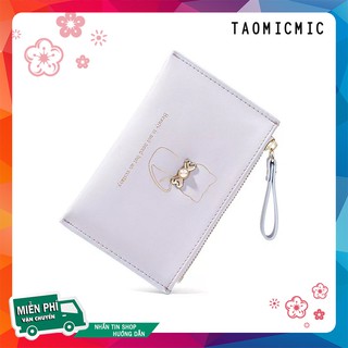 Ví Đựng Thẻ Taomicmic 928332 Mèo Lucky Da PU Mềm Nhiều Màu Minigoo