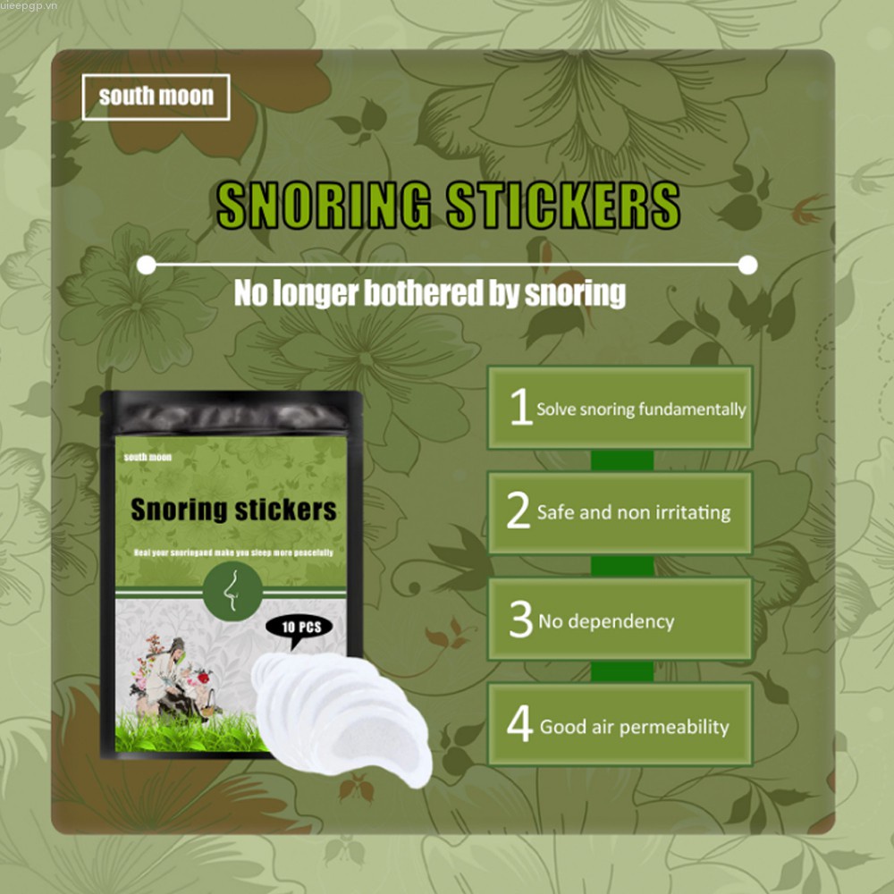 [Hàng mới về] Set 10 miếng dán chống ngáy khi ngủ
