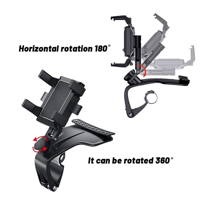Kẹp Điện Thoại Ô tô - Giá đỡ điện thoại Xoay 360 thông minh | BigBuy360 - bigbuy360.vn