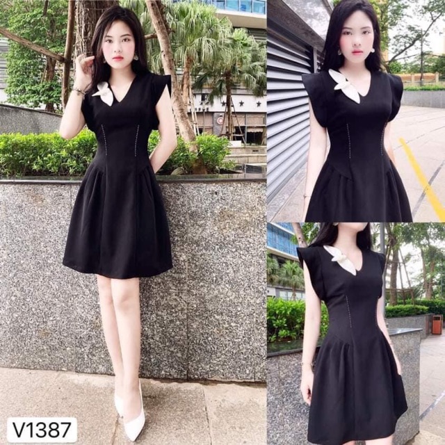 Váy Thiết Kế dáng xoè