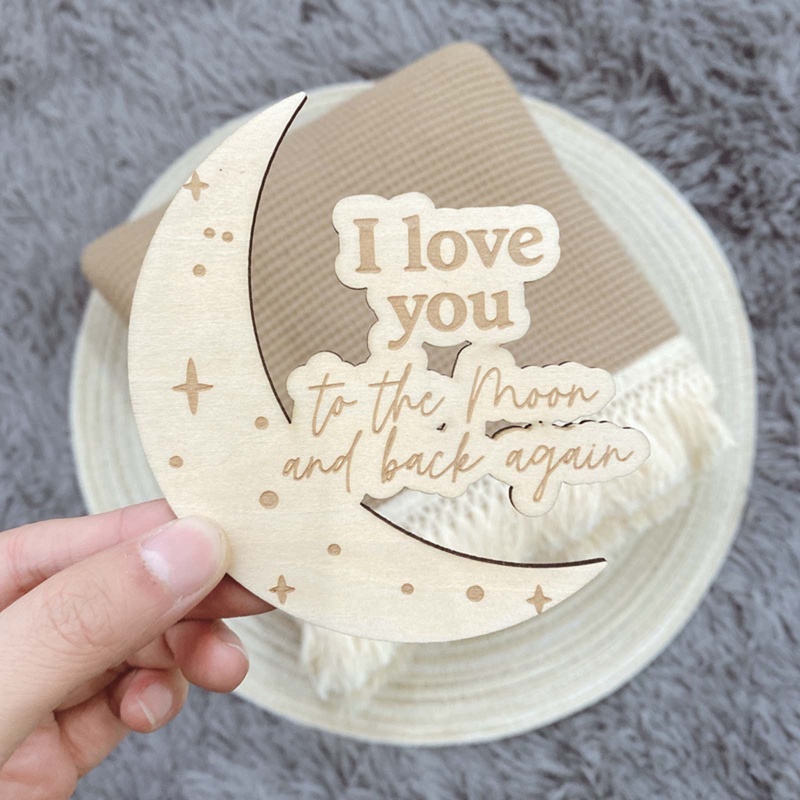 Bộ 13 Thẻ Ghi Chú Đánh Dấu Cột Mốc Phát Triển Theo Tháng Cho Bé