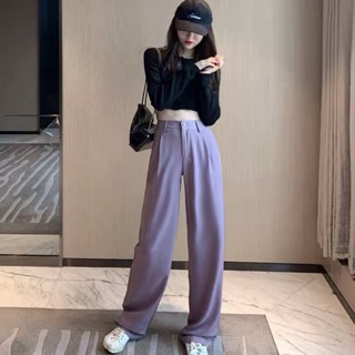 [ Sẵn] Quần Ống Rộng Tím Ulzzang( Có ảnh thật )