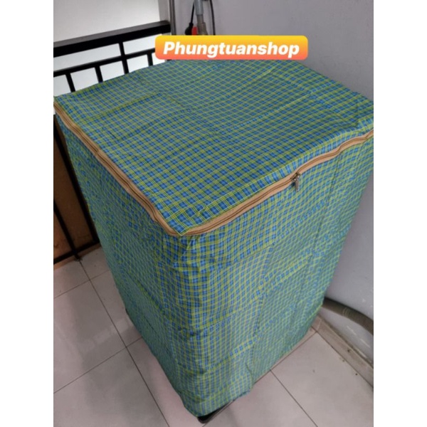 [Mã INCUBACK1416 hoàn 20K xu đơn 50K] Áo Trùm Máy Giặt 7 - 15kg Cửa Trên Cửa Trước Vải Dù Siêu Bền Chống Thấm