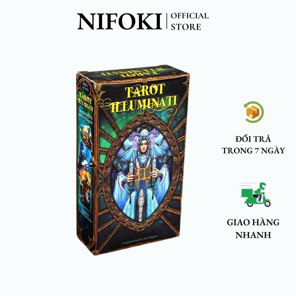 Bộ Bài Tarot Illuminati Kit Deck Nifoki Size Thường D3