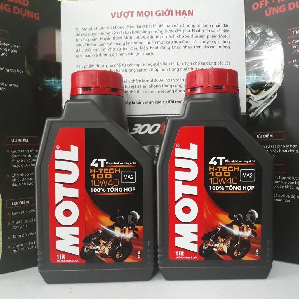 Nhớt MOTUL H-tech 100 10w40 tổng hợp