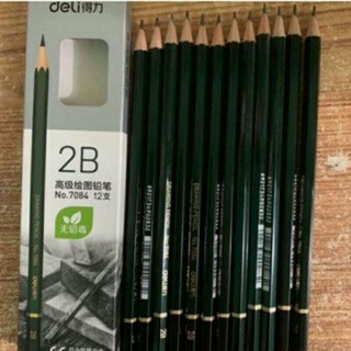 Bút chì 2b deli cao cấp 7084