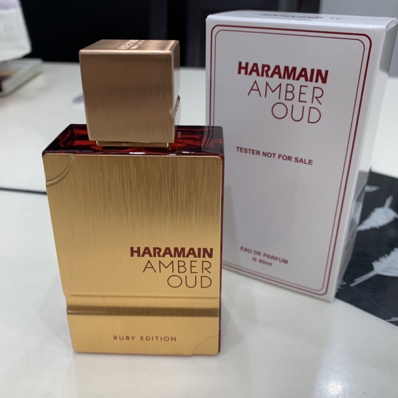 Nước hoa Unisex Tester Haramain Amber Oud Ruby Edition EDP 60ml