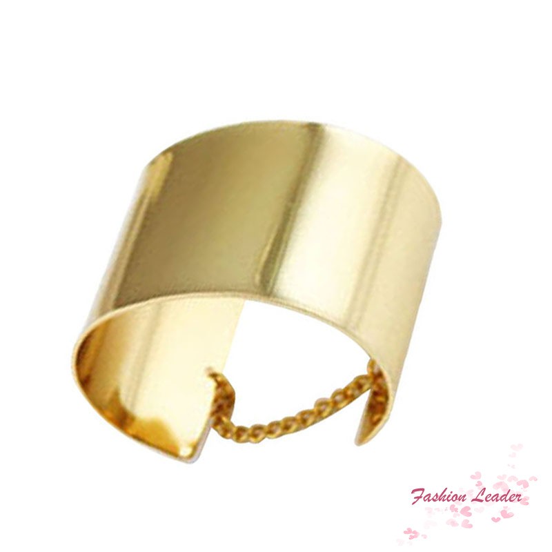 Vòng tay mạ vàng bản lớn thời trang dành cho bạn nữ