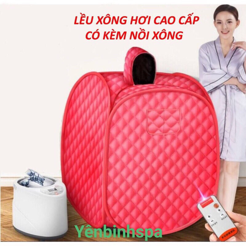 Lều Xông Hơi Cao Cấp 3 Lớp + Nồi Xông Hơi Hero Chính Hãng