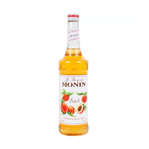 Siro Monin đào (peach) chai 700ml. Hàng Công ty có sẵn giao ngay