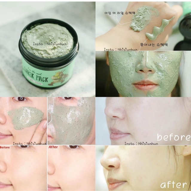 Mặt nạ ĐẤT SÉT BẠC HÀ I'm The Real Shrek Pack