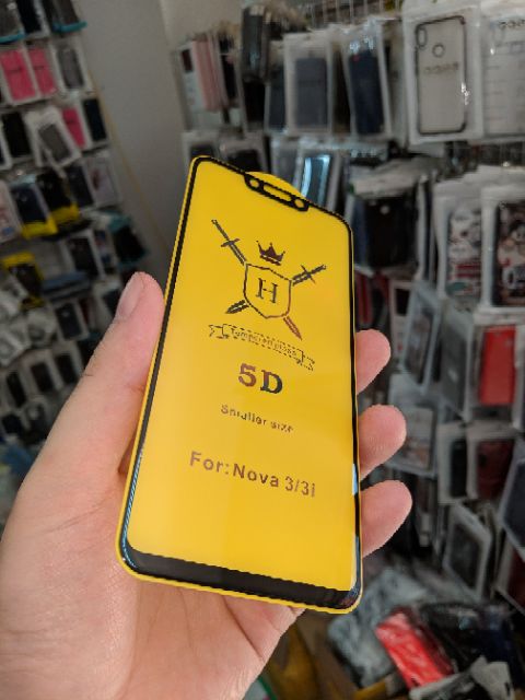 Cường lực cho Huawei Nova 3i / Nova 3 FREESHIP Từ 50k Full màn Full keo viền mỏng ôm màn 2.5D siêu đẹp
