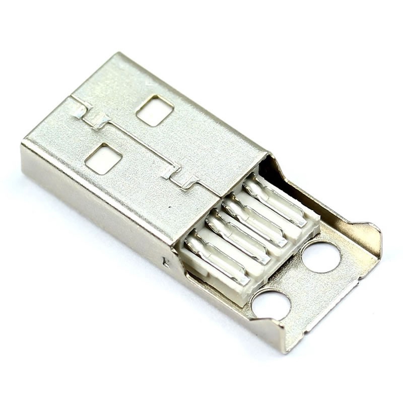 Bộ 10 đầu cắm USB Type A được phủ nhựa đen