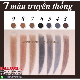 Chì xé kẻ mày Haozhuang cứng phẩy sợi Eyebrow Pencil sắc nét chuyên dùng cho Makeup trang điểm LL18