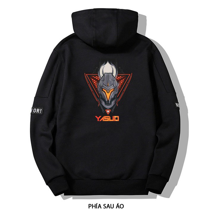 Áo khoác Hoodie, bao tay liên minh Yasuo