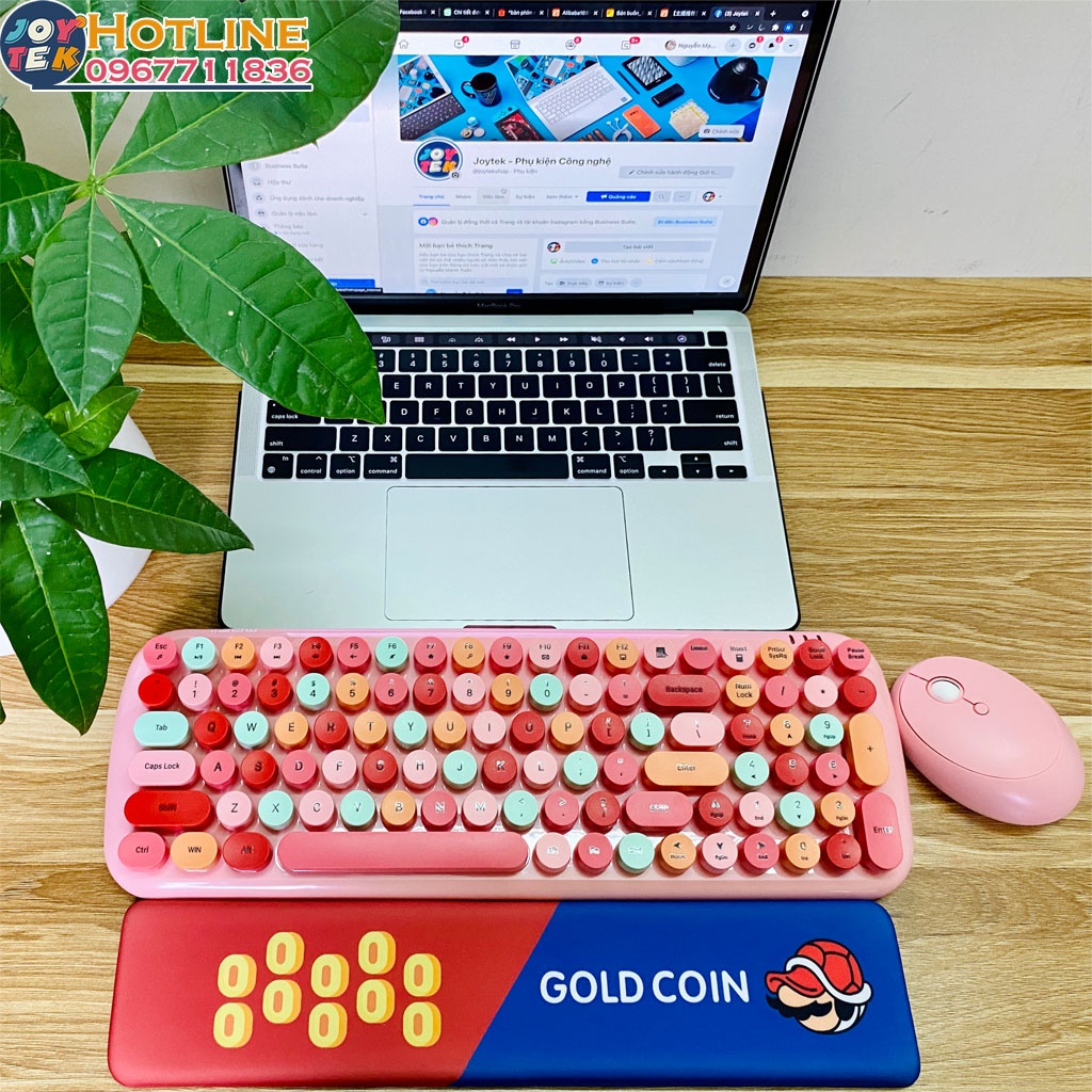 Miếng Kê Tay Bàn Phím silicon Joytek Cực Dễ Thương - chống mỏi và chai cổ tay nhiều mẫu lựa chọn