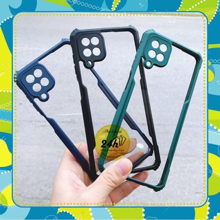 Ốp Lưng Samsung M33 5G M53 Lưng Trong Suốt viền màu Chống Sốc bảo vệ camera Samsung A22 4G M33 5G