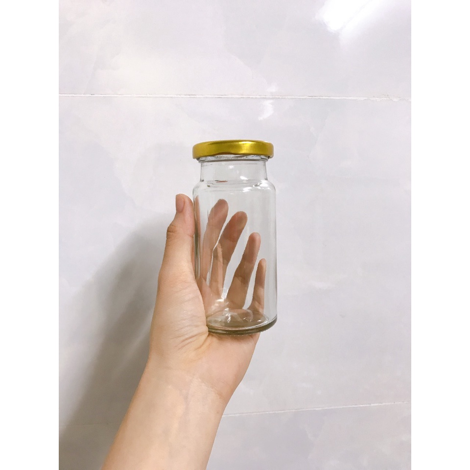 Hũ Thuỷ Tinh 150Ml Cao Đựng Yến Chưng