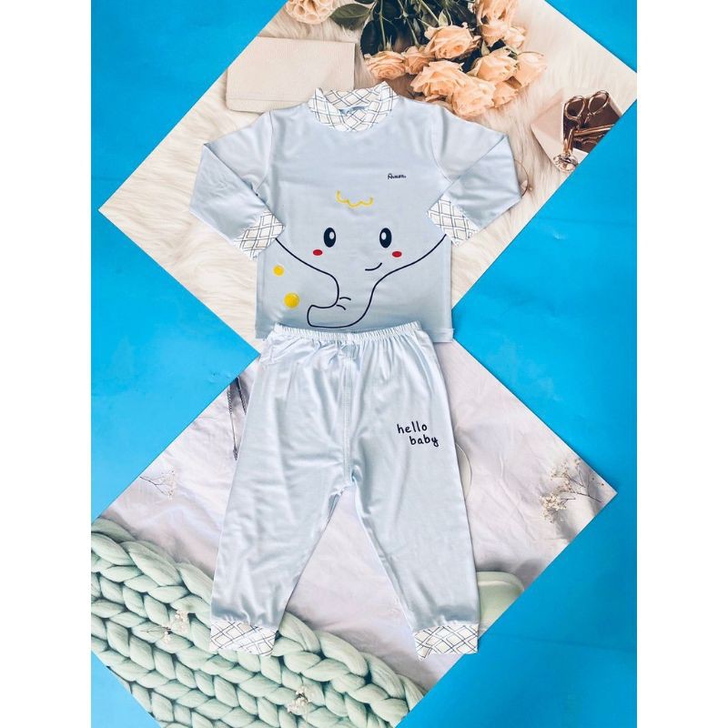 Bộ Avaler cổ 3cm in hình