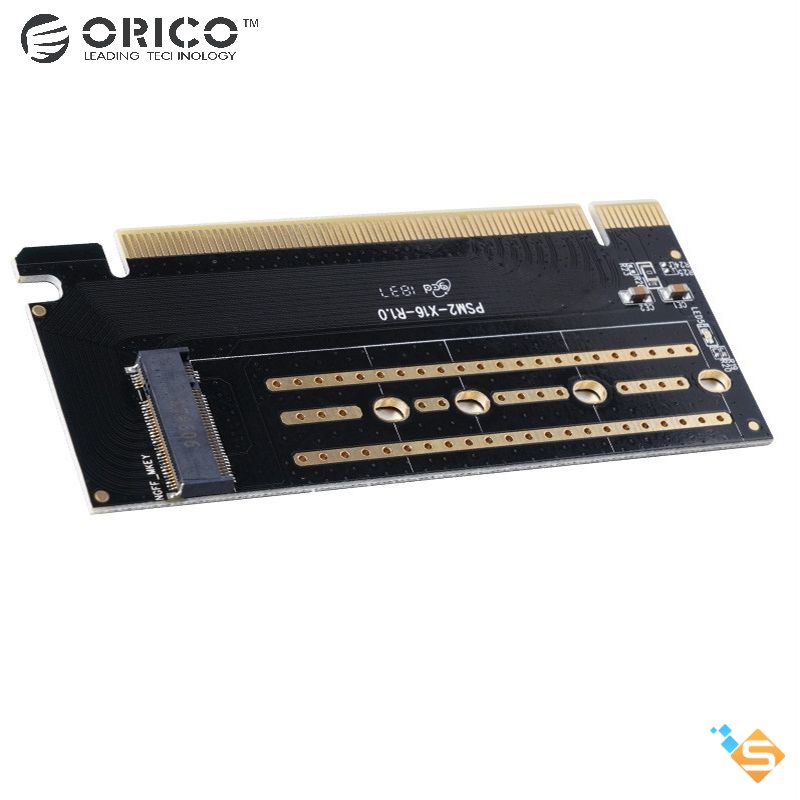 Card Mở Rộng ORICO SSD M.2 NVME sang PCI-E 3.0 X16 Gen3 hỗ trợ 2230-2280（PSM2-X16) - Bảo Hành Chính Hãng 1 Năm