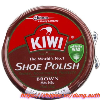 Xi đánh giày màu nâu 45ml kiwi paste sp brow chính hãng.