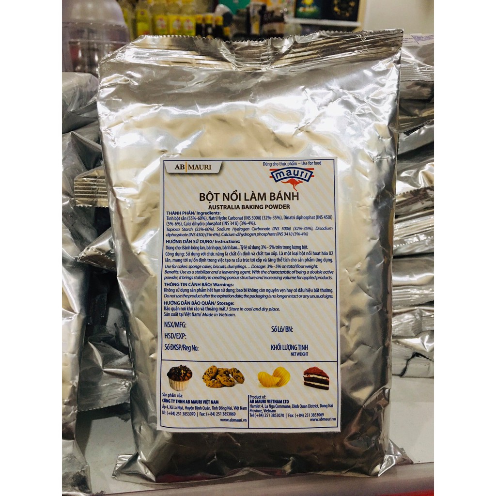 Bột nổi- Baking Powder- bột nở Mauri 500g/1kg
