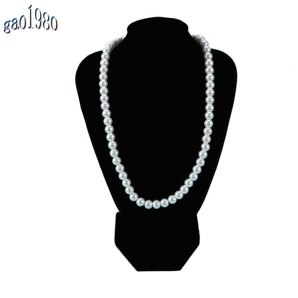 Vòng cổ Dáng Dài Đính Ngọc Trai Nhân Tạo Thanh Lịch Cho Nữ