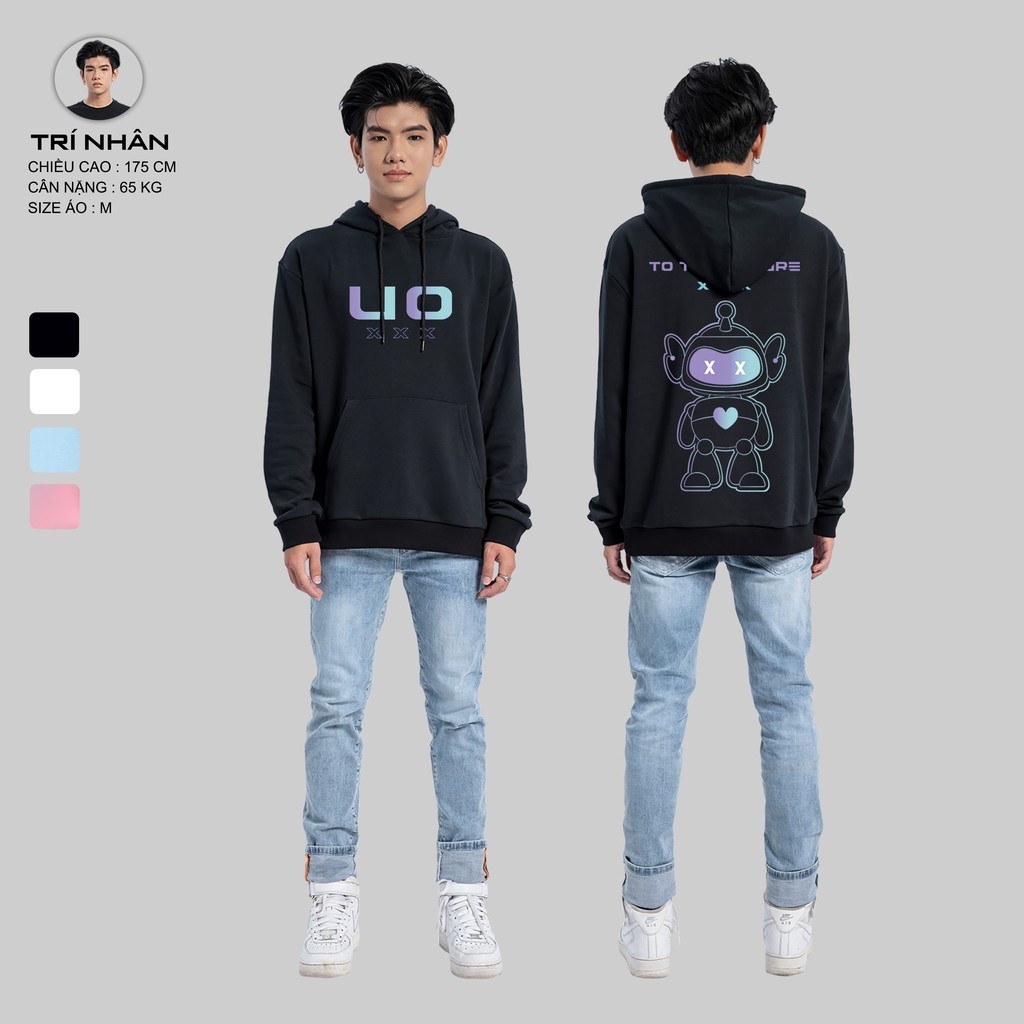 Áo Hoodie Nam Nữ Form Rộng URBAN OUTFITS In To The Future UO HOO02 Chui Đầu Thun Cotton Nỉ Local Brand