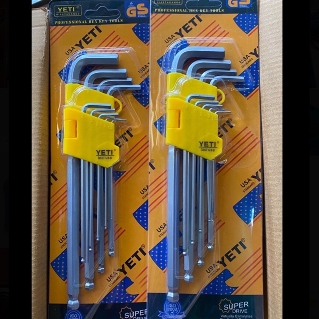 BỘ LỤC GIÁC BI YETI 9 CÂY