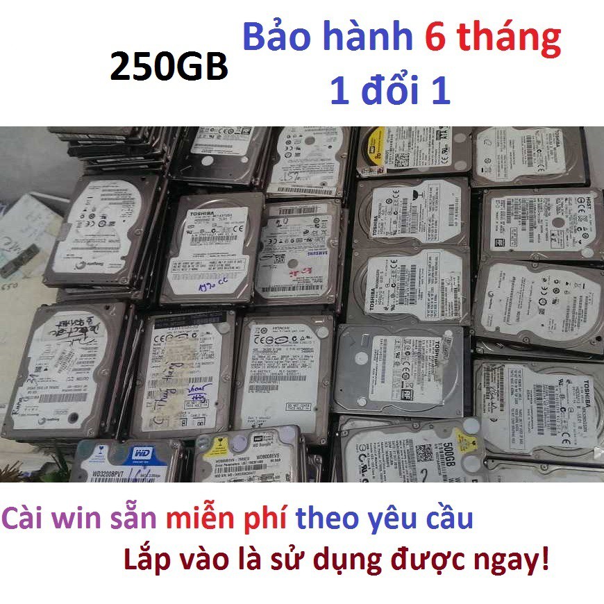 Ổ cứng laptop 500gb hdd 250gb 320GB 160GB 80GB 120GB hàng kho Nhật rã máy bảo hành 6 tháng | BigBuy360 - bigbuy360.vn
