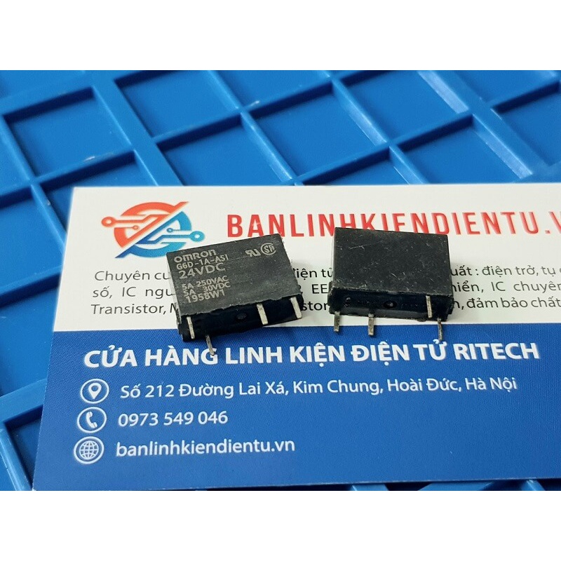 G6D-1A-ASI, G6D-1A-ASI-24VDC Relay 5A/24VDC (hàng tân trang)