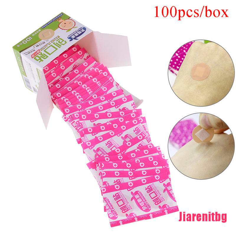 Set 100 miếng dán y tế mini hình tròn dùng một lần