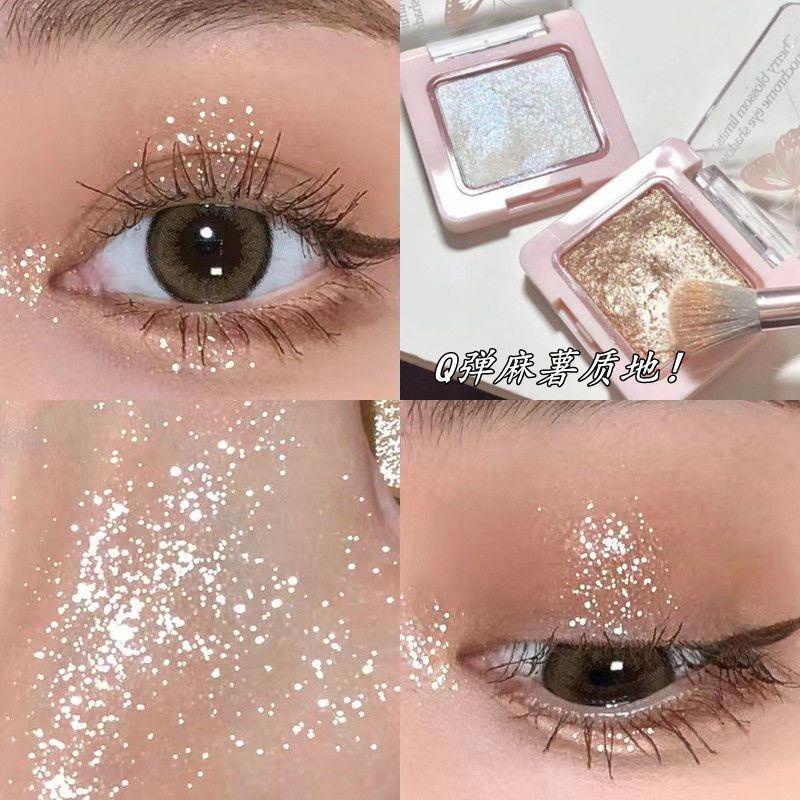 Bảng Phấn Mắt 9 Màu Kim Tuyến Lấp Lánh Lâu Trôi Chống Thấm Nước