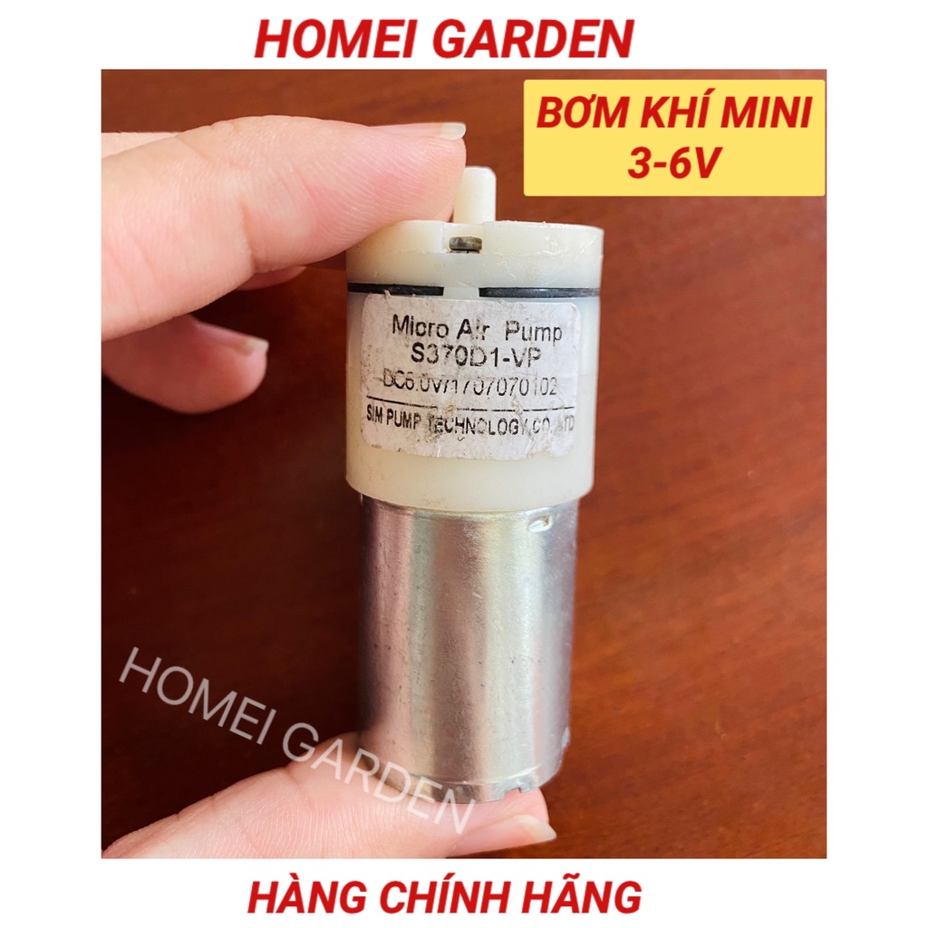 Máy bơm khí bơm oxy mini 3v - 5v bơm mạnh thương hiệu lớn - D0315