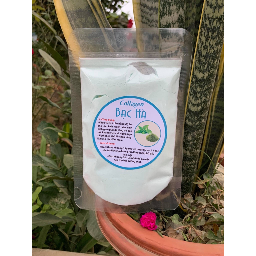 1kg mặt nạ colagen bạc hà sản phẩm hanmade