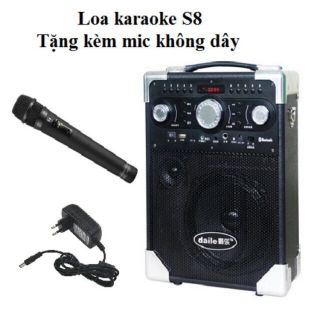 Loa kẹo kéo karaoke s8