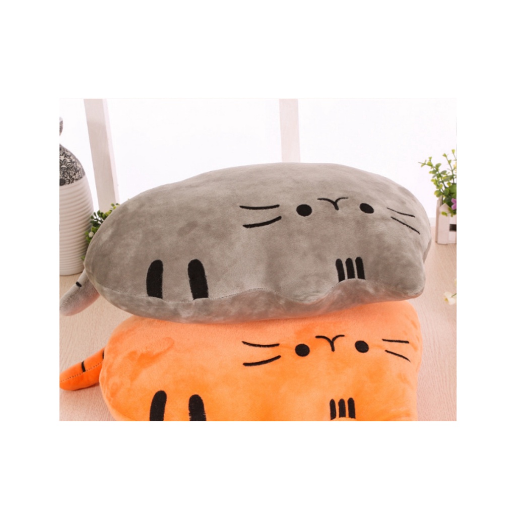 Gối Tựa Sofa Hình Mặt Mèo Hoạt Hình Đáng Yêu