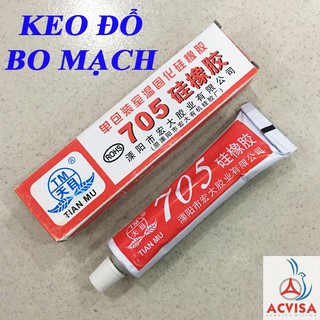 Keo Silicon đổ mạch chống nước cách nhiệt 704/ 705 - hộp đỏ, xanh/ Keo AB/ Keo 602