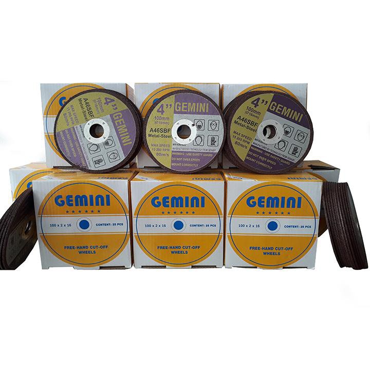 1 hộp Đá cắt Gemini 100mm-25 viên