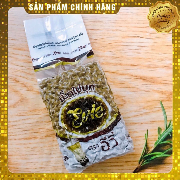 Trân châu đường đen 1kg - trân châu Thái Lan